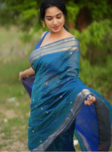 Blue Saree fashion