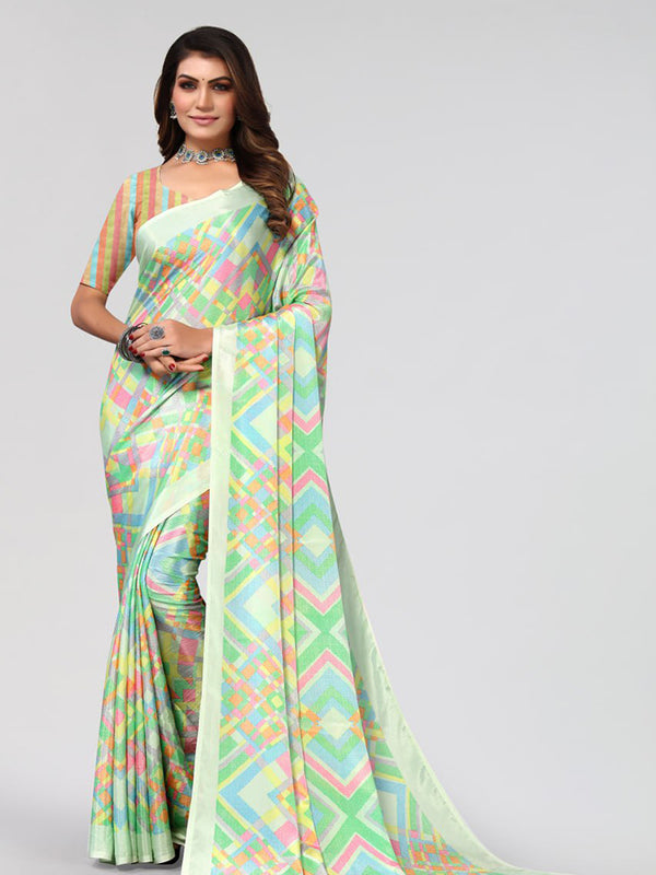 Banarasi silk sarees with lotus motifs