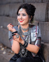 Multicolor Designer Banarasi  Silk With Jacquard Work Saree With Amazing Blouse