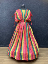 Multicolor Wedding Gown