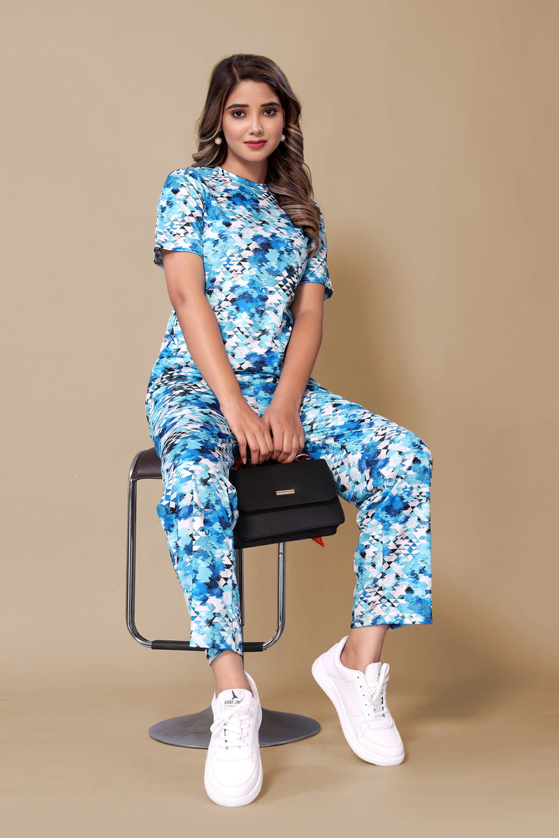 blue night suit for women