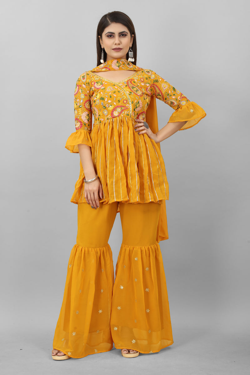 Yellow Formal gown