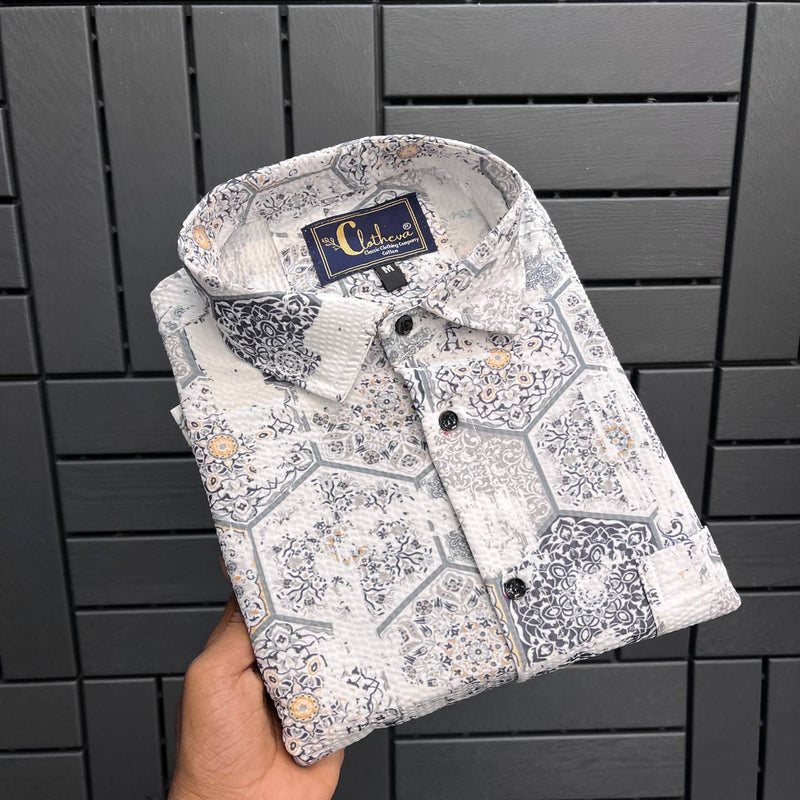 Latest Designer Premium Cotton Half Sleeves Shirt