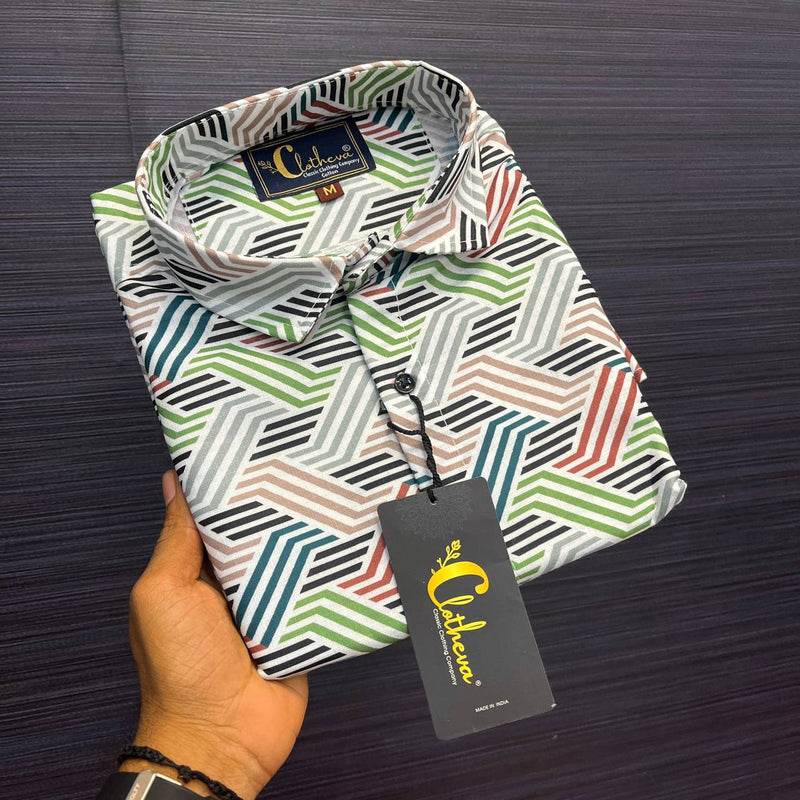 Premium Cotton Half Sleeves Shirts For Men's