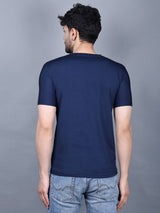 Lycra Cotton Round Neck Half Sleeves T-Shirts