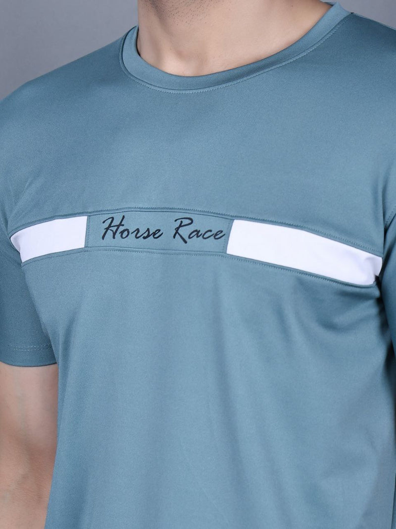 Lycra Cotton Round Neck Half Sleeves T-Shirts