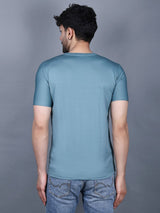 Lycra Cotton Round Neck Half Sleeves T-Shirts