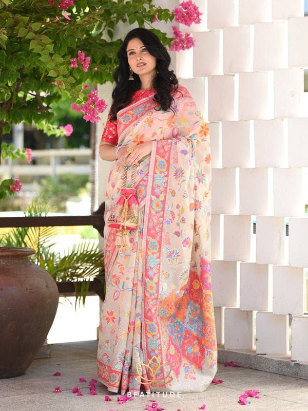 satin saree