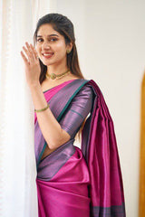 Latest Pure banarasi Soft Silk Saree For Women's