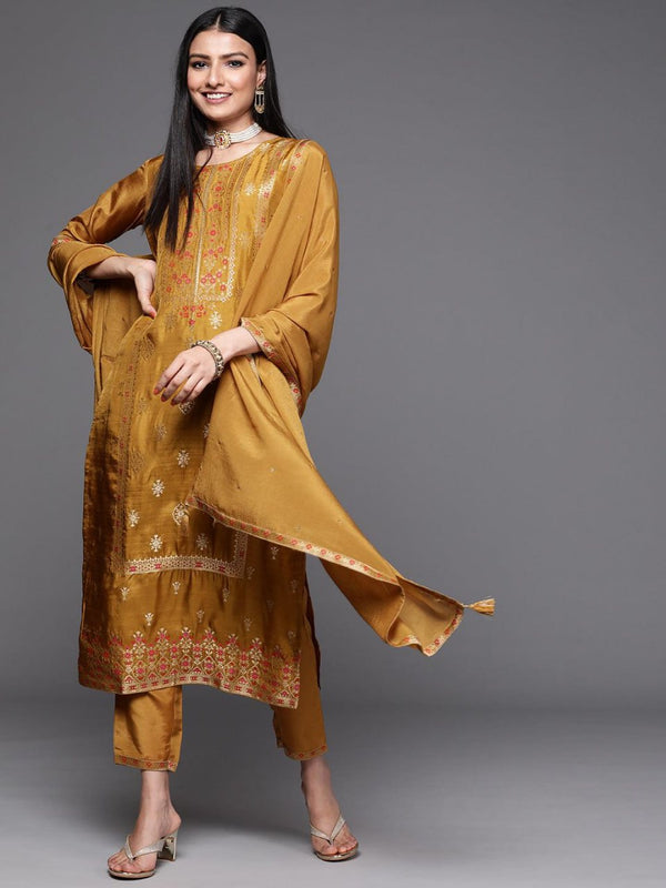 brown Kurta with sharara set