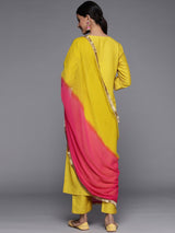 yellow Ethnic kurta set