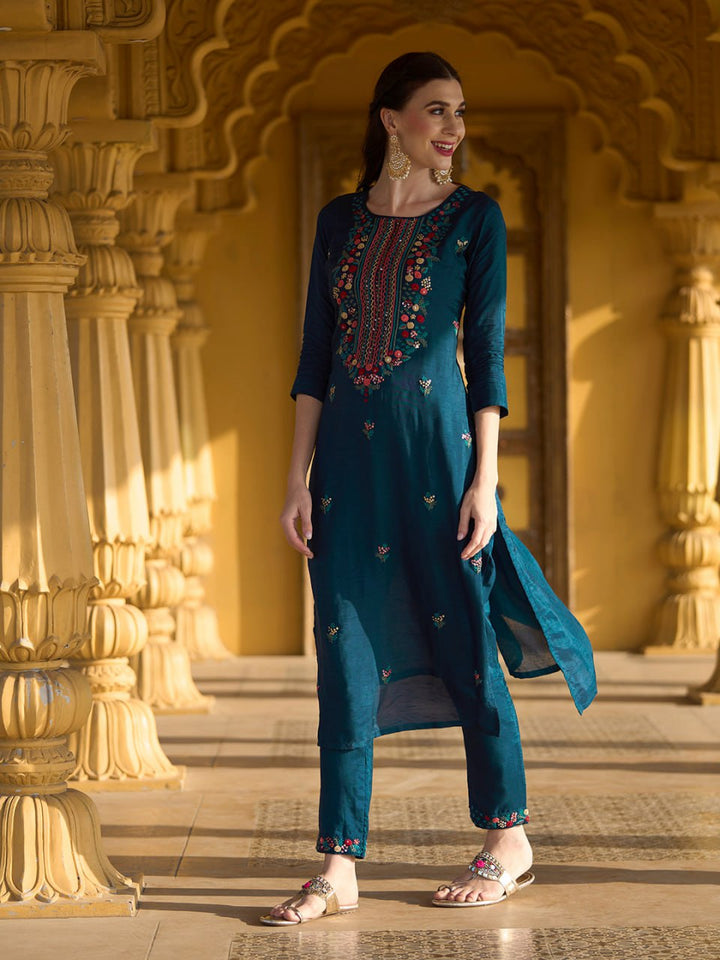 blue Trendy kurta sets