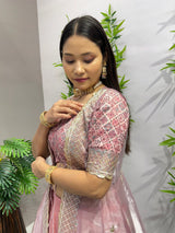 Heavy Designer Joya Silk Embroidery Zari Work Lehenga Choli With Attractive Blouse Piece