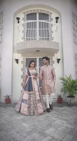 Designer Wedding Barbeque Lehenga  Choli With Designer Blouse And Dupatta