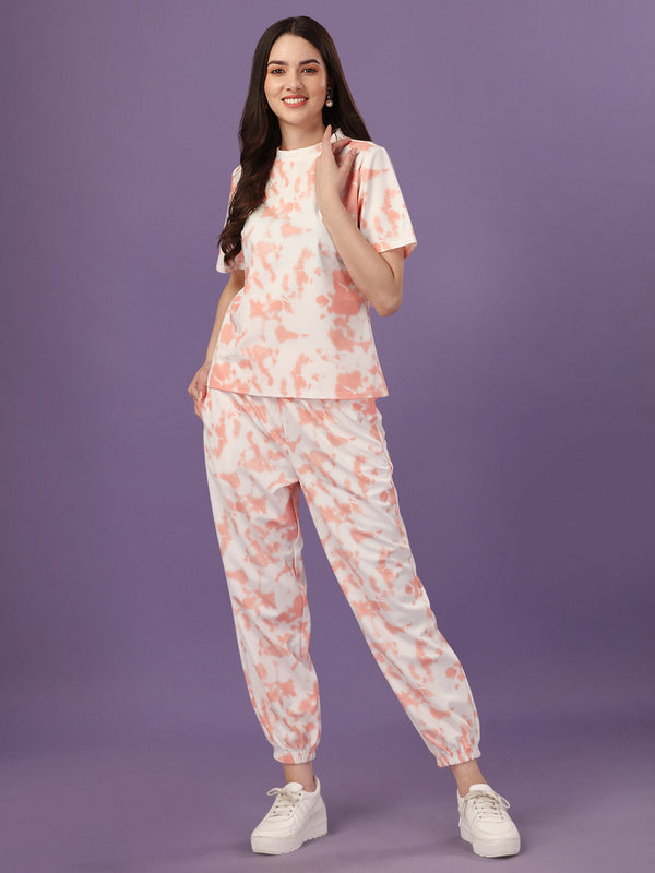 Women Floral Printed Pure Cotton Night Suit