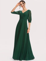 heavy georgette gown.