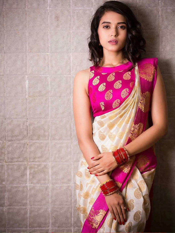 plain saree