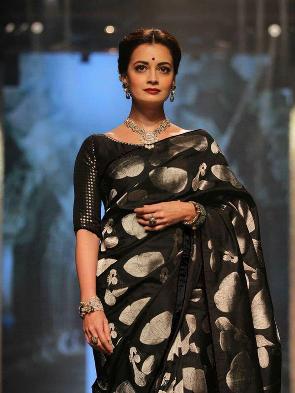 black banarasi saree