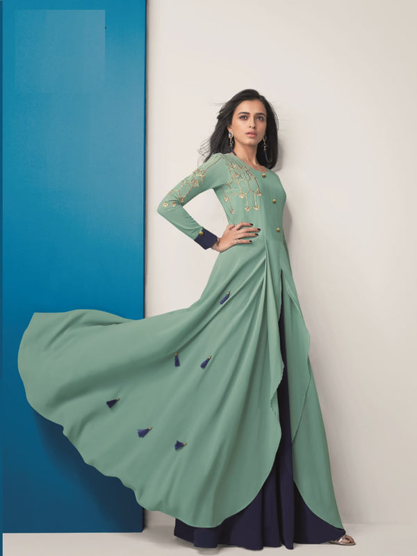 Green Designer Gown