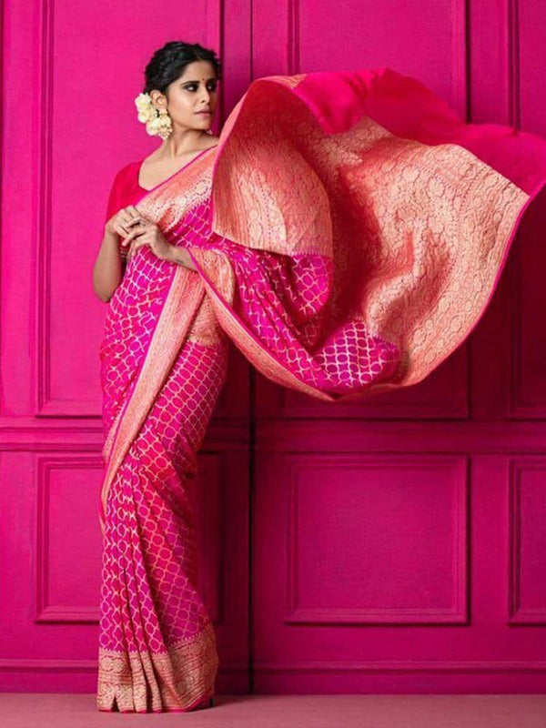 floral saree