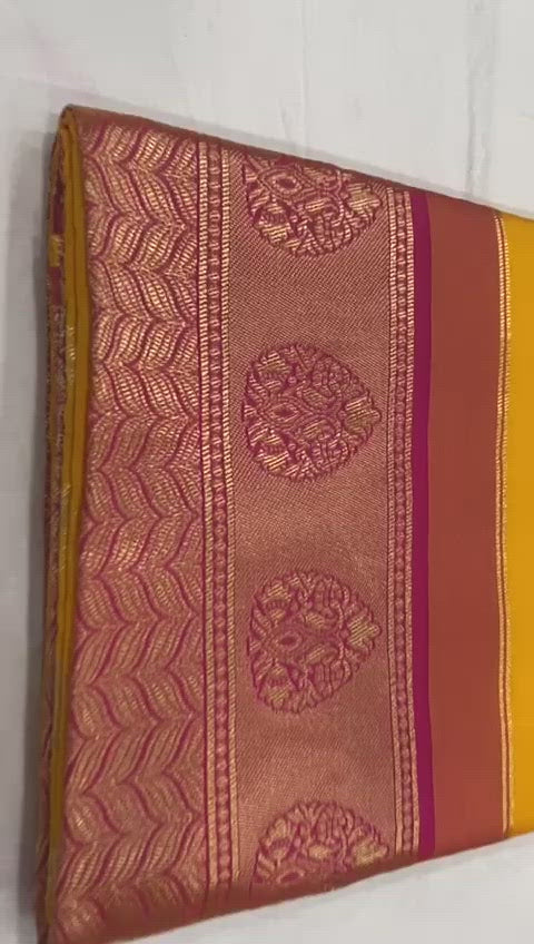 yellow rich silk sarees