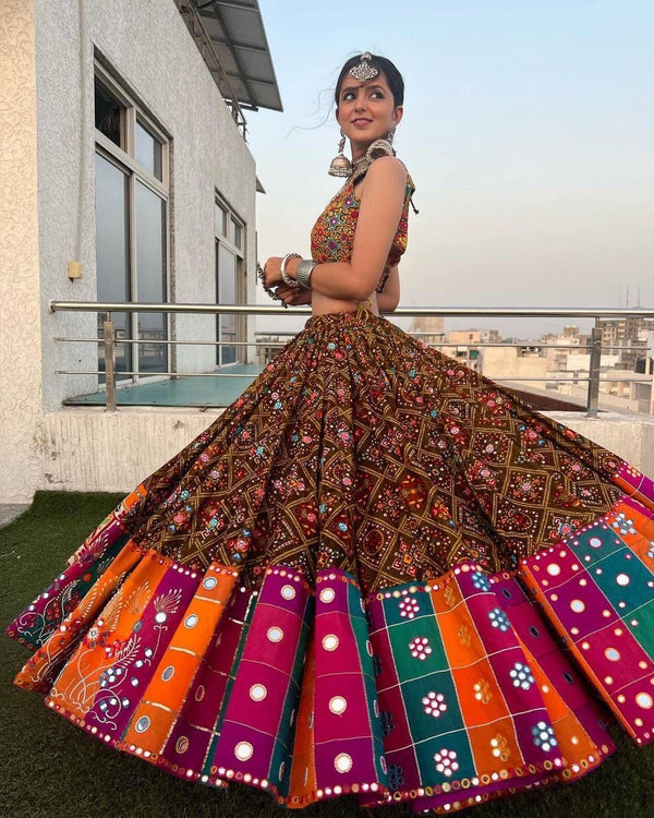 navratri special lehenga choli with dupatta