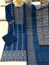 blue Party wear kurta set