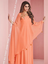 orange Party gown