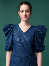 airforc designer cotton v neck women's regular fit dress
