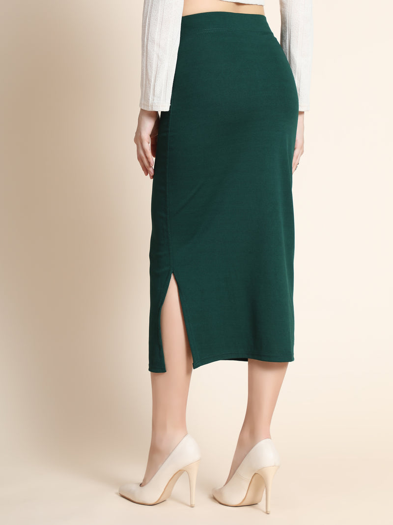 green cotton lycra women's regular fit shapewear