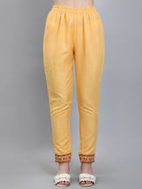 yellow casual wear kurti