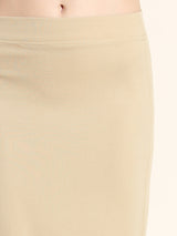 light cream cotton lycra women's regular fit shapewear