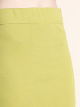 light green cotton lycra women's regular fit shapewear