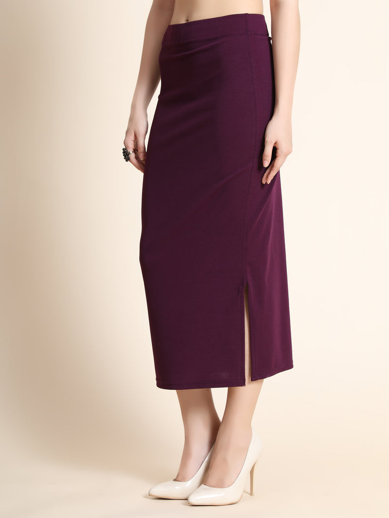purple cotton lycra women's regular fit shapewear