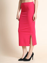 pink cotton lycra women's regular fit shapewear