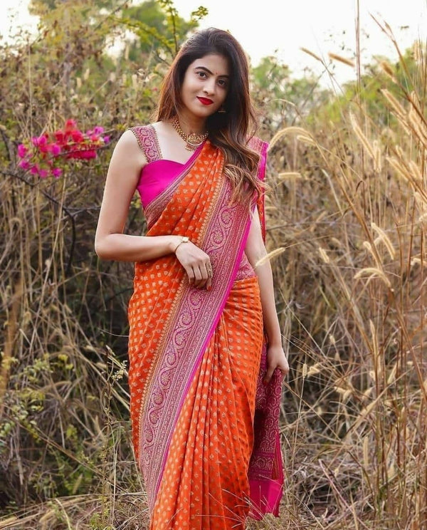 Banarasi katan sarees