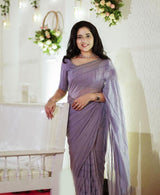 purple Fancy Saree For Women